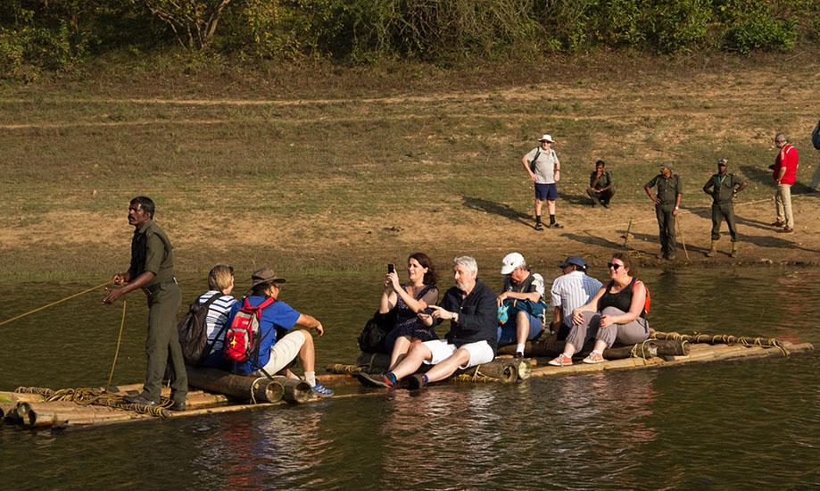 Bamboo Rafting at Periyar Tiger Reserve