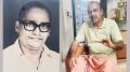 Left- Kathakali artiste Kottakkal Appu Nair  (1923-90) and his son M Muraleedharan (Right)