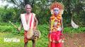 Choma aka Sajeeva (left) with Adithya as Jogi Theyyam