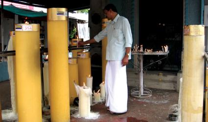 Thiritheliyikkal at St John Chapel / Kurisu Kappela, Holy Cross Church, Mapranam