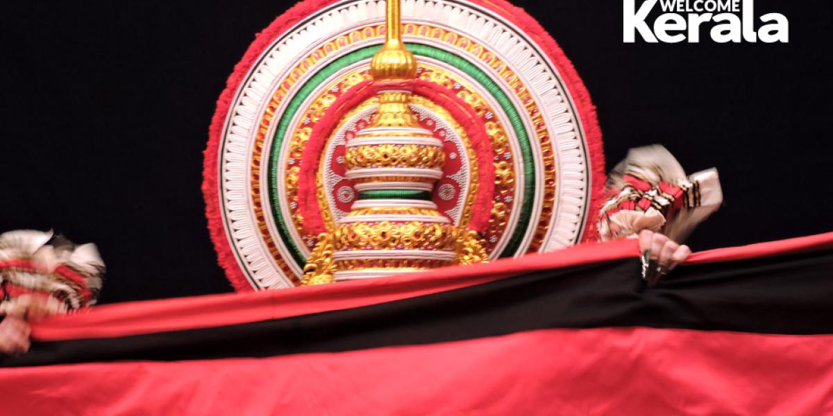 Kathakali at Paliyekkara, Thrissur Dt., Kerala