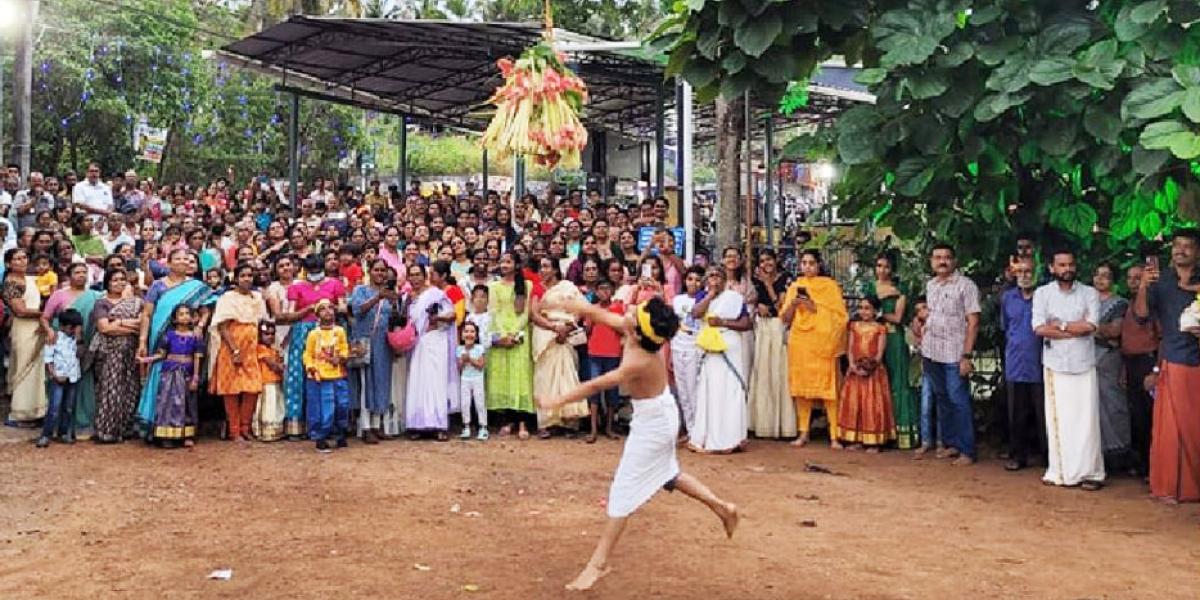 File photo of Uriyadi at Nambikkal Sreekrishnaswamy Temple.